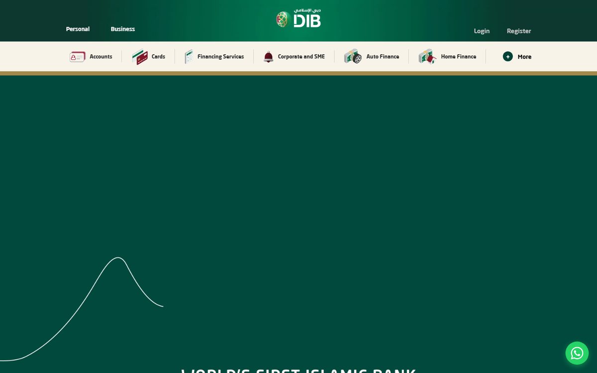 Dubai Islamic Bank Pakistan website screenshot